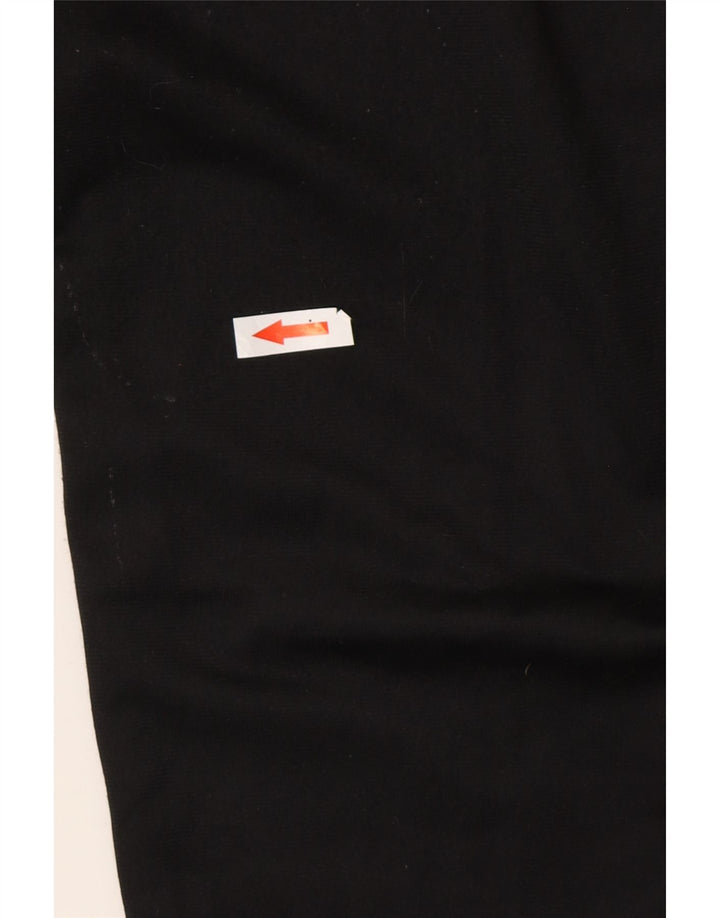 Asics Mens Tracksuit Trousers Large  Navy Blue Colourblock Polyester