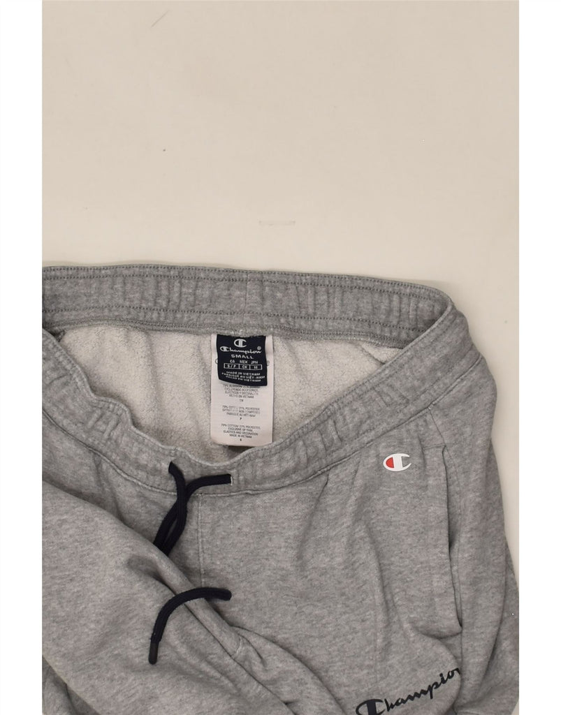 CHAMPION Mens Tracksuit Trousers Joggers Small Grey Cotton | Vintage Champion | Thrift | Second-Hand Champion | Used Clothing | Messina Hembry 