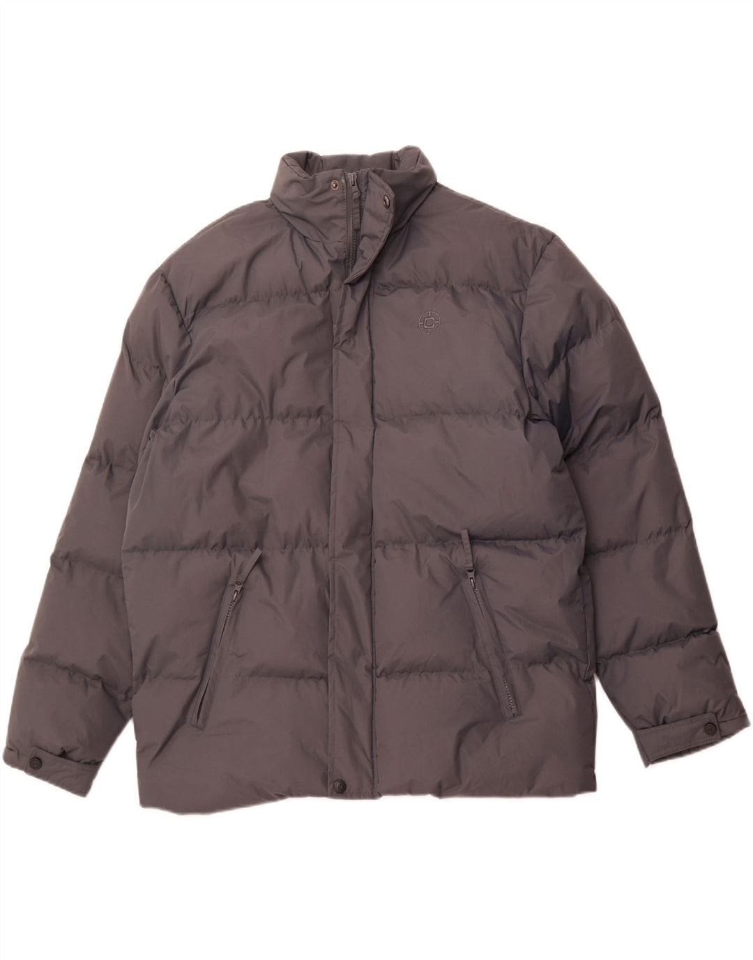 COAST GUARD Mens Padded Jacket UK 40 Large Grey Polyester