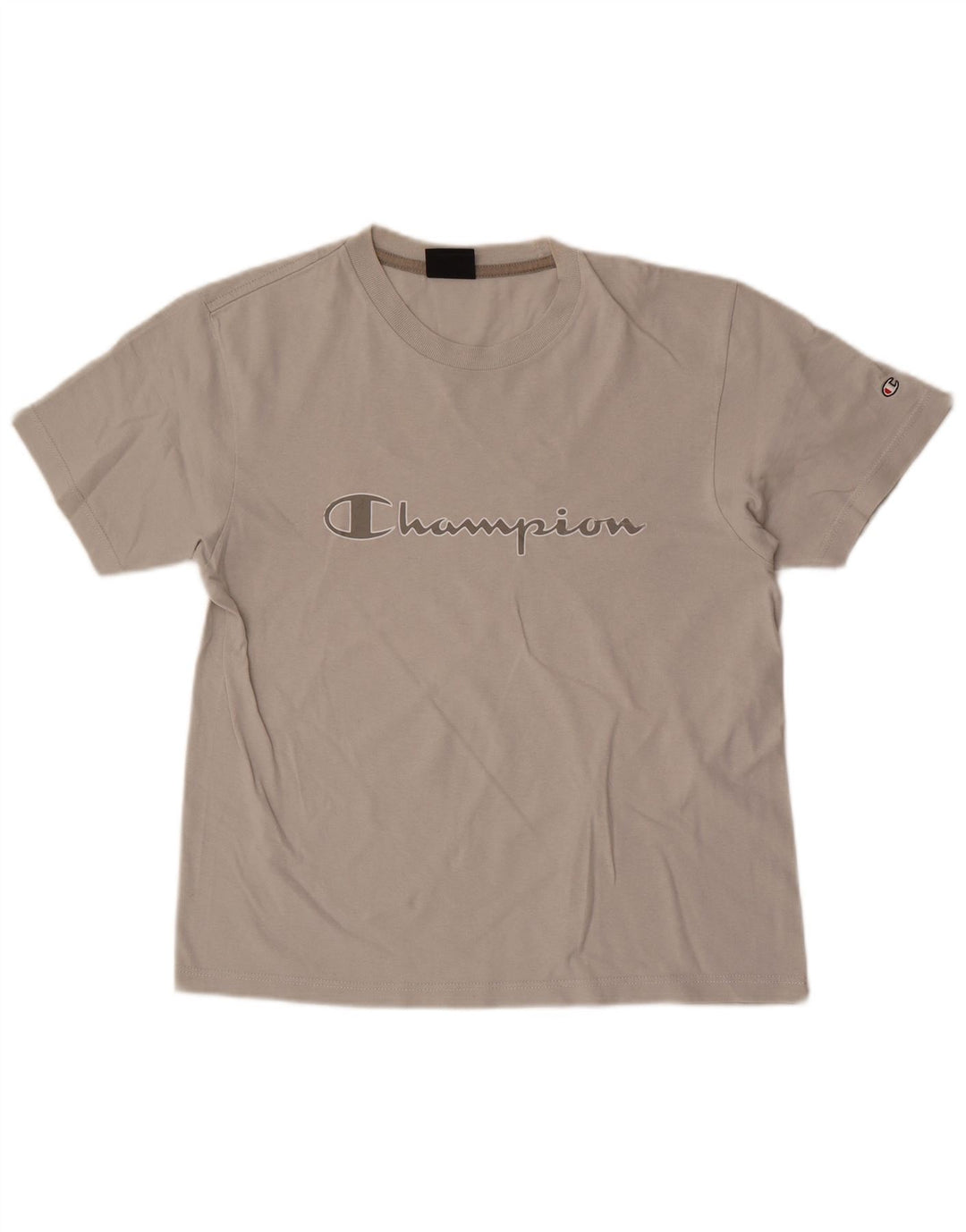 Champion Mens Graphic T-Shirt Top Small Grey