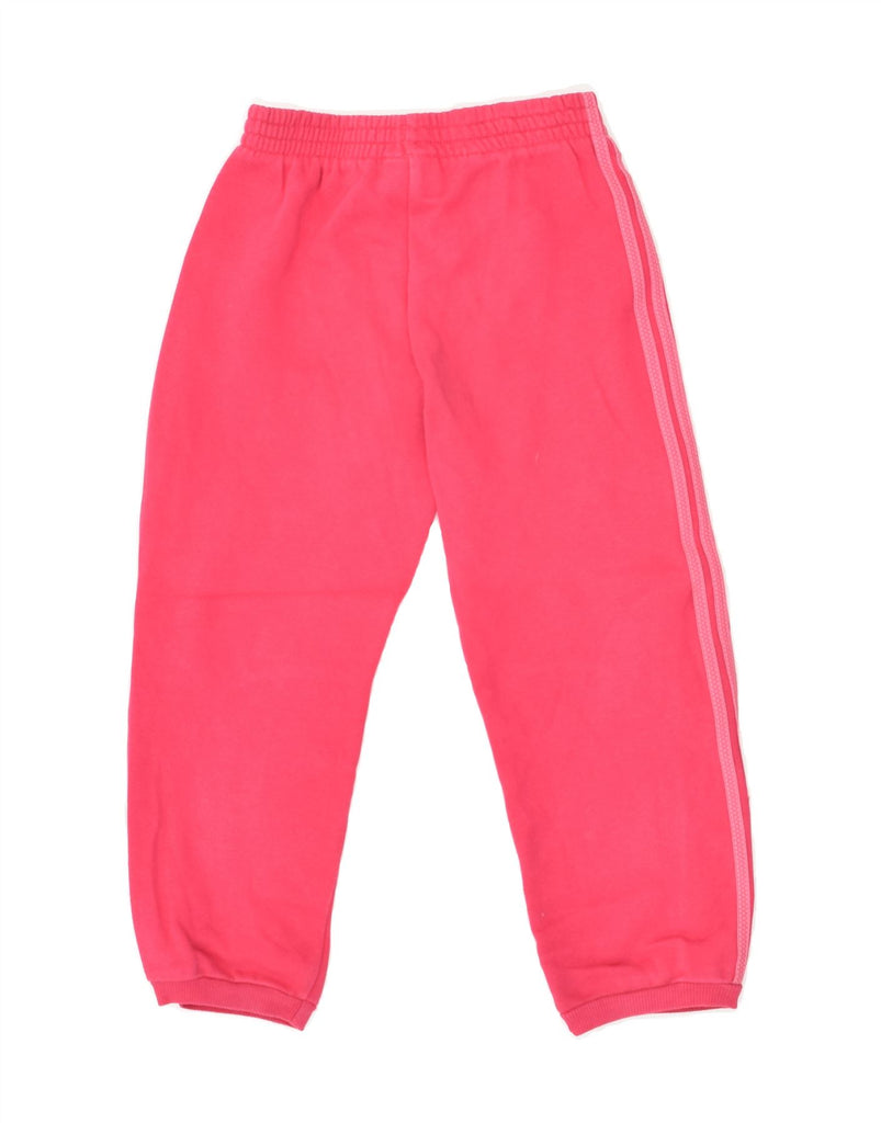 ADIDAS Girls Tracksuit Trousers Joggers 3-4 Years Pink Cotton | Vintage Adidas | Thrift | Second-Hand Adidas | Used Clothing | Messina Hembry 