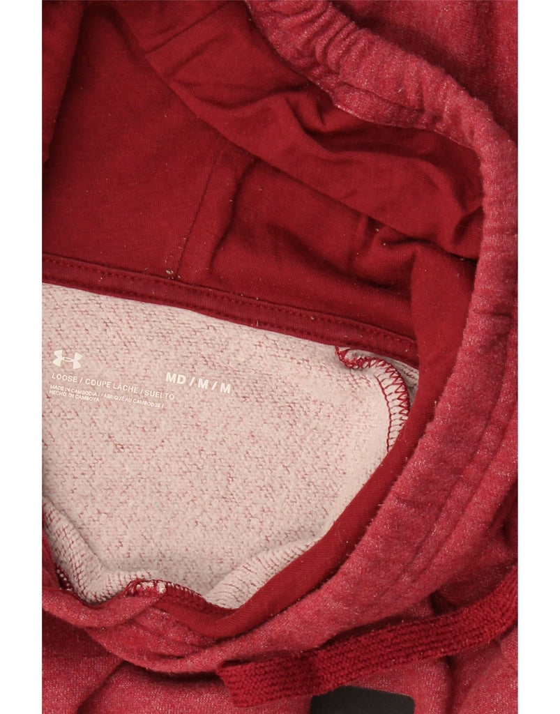 UNDER ARMOUR Mens Hoodie Jumper Medium Red Cotton Vintage Under Armour and Second-Hand Under Armour from Messina Hembry 