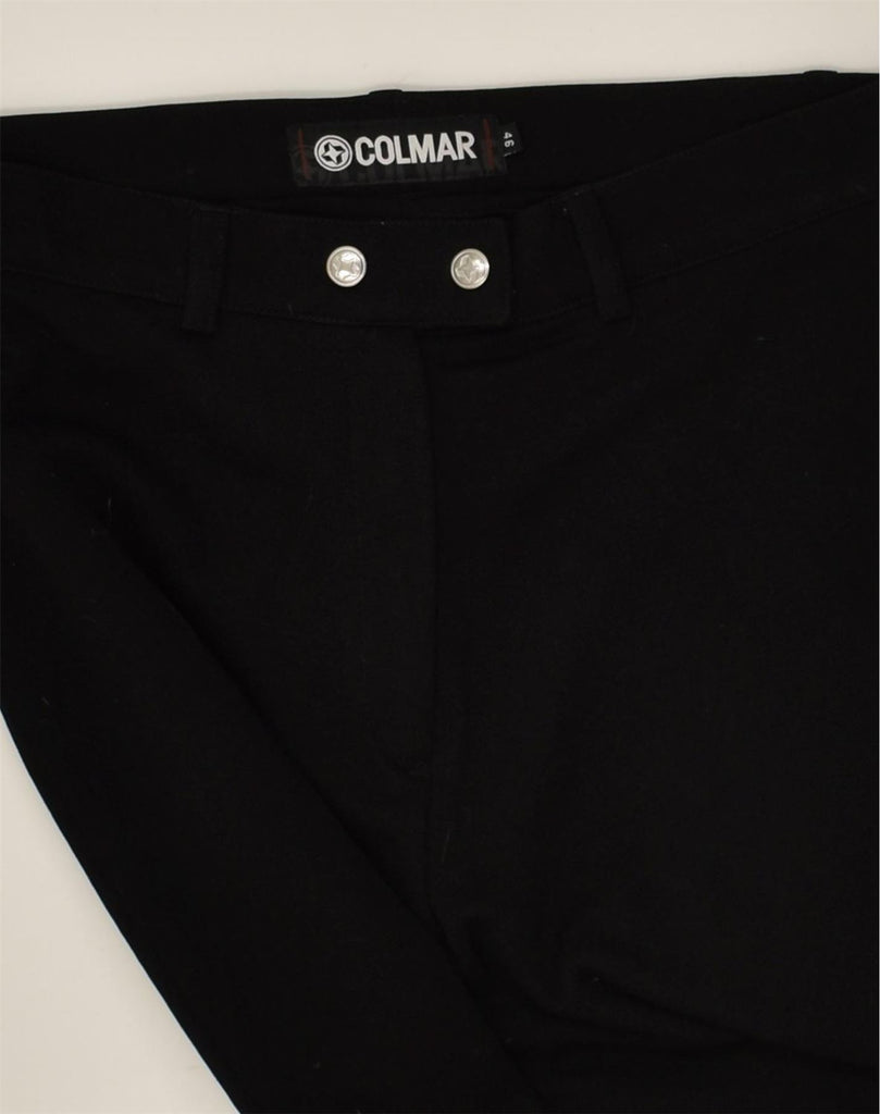 COLMAR Womens Bootcut Casual Trousers IT 46 Large W32 L32 Black Polyamide | Vintage Colmar | Thrift | Second-Hand Colmar | Used Clothing | Messina Hembry 