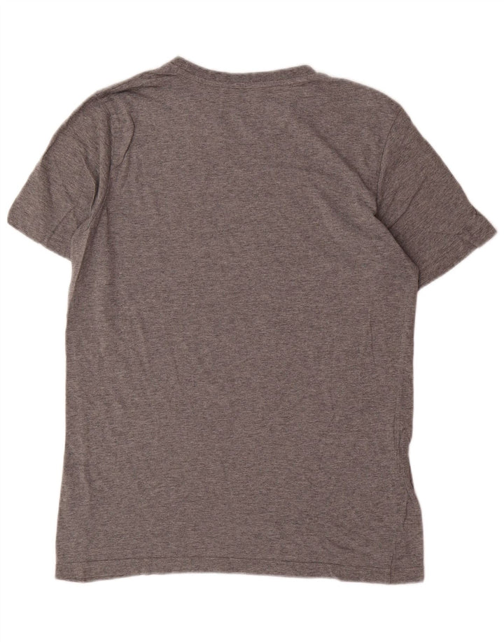 PUMA Mens Graphic T-Shirt Top Small Grey Cotton