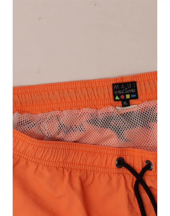 Maui and Sons Mens Swimming Shorts XL  Orange
