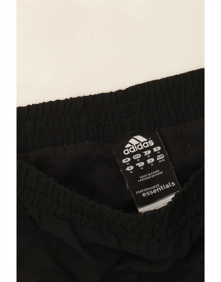 Adidas Mens Climalite Tracksuit Trousers Joggers Medium  Black Polyester