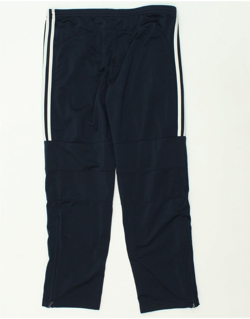 ADIDAS Boys Tracksuit Trousers 13-14 Years Navy Blue Polyester Vintage Adidas and Second-Hand Adidas from Messina Hembry 