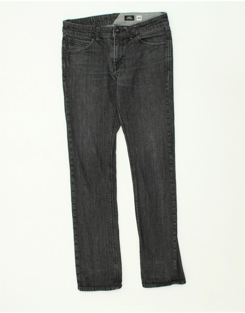 VOLCOM Mens Vorta Slim Straight Jeans W30 L30  Grey Cotton | Vintage Volcom | Thrift | Second-Hand Volcom | Used Clothing | Messina Hembry 