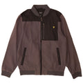 Lyle & Scott Boys Bomber Jacket 14-15 Years Grey Colourblock Cotton