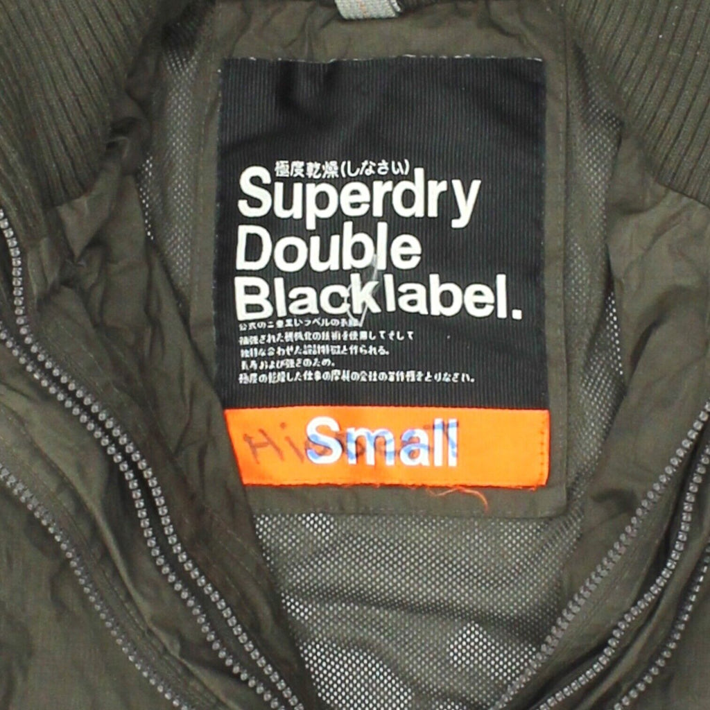 Superdry Double Blacklabel Mens Dark Green Rain Jacket | Vintage Designer VTG | Vintage Messina Hembry | Thrift | Second-Hand Messina Hembry | Used Clothing | Messina Hembry 