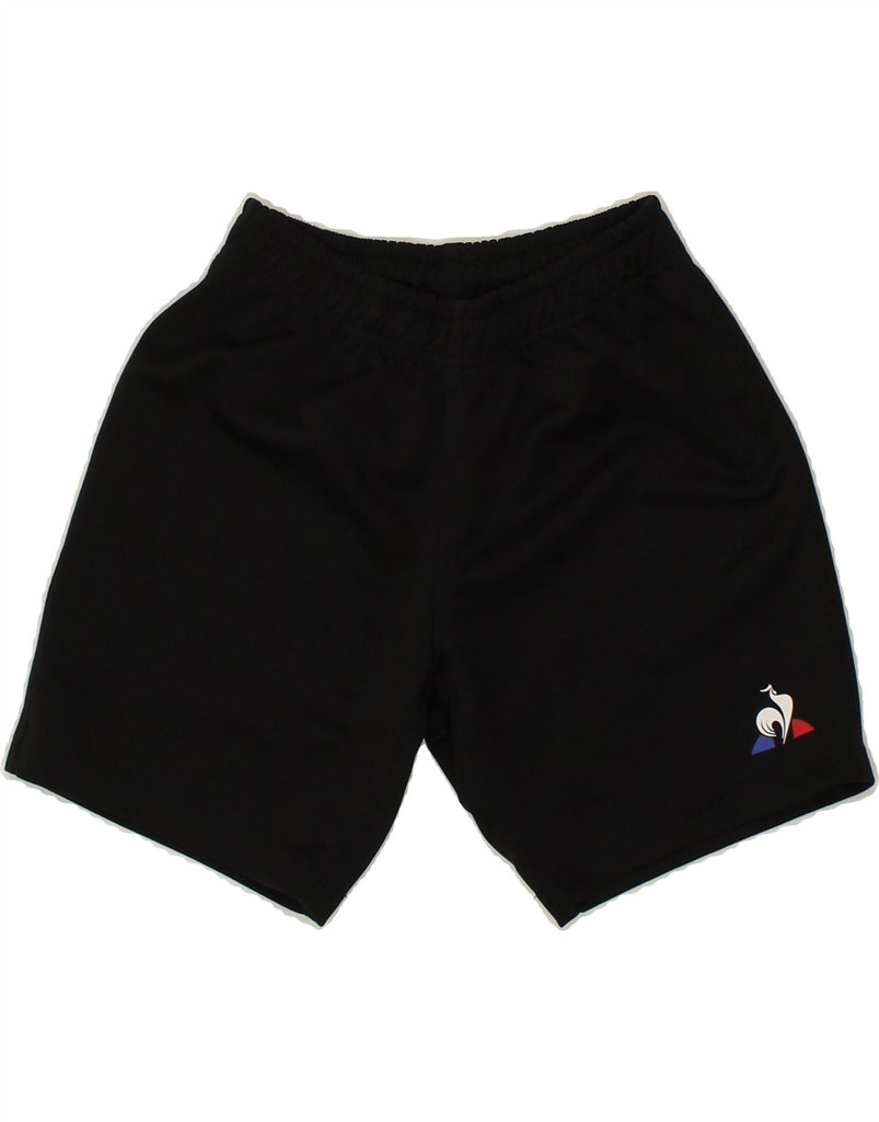 LE COQ SPORTIF Boys Sport Shorts 13-14 Years Black Polyester | Vintage Le Coq Sportif | Thrift | Second-Hand Le Coq Sportif | Used Clothing | Messina Hembry 