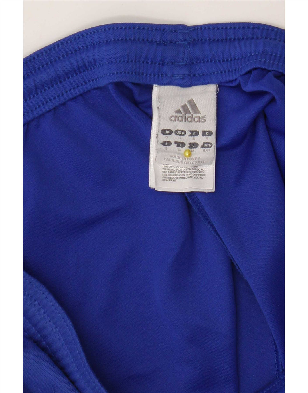 Adidas Mens Climalite Sport Shorts Small  Blue Polyester