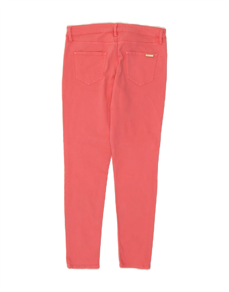 MASSIMO DUTTI Womens Skinny Casual Trousers EU 42 Large W32 L29 Pink Vintage Massimo Dutti and Second-Hand Massimo Dutti from Messina Hembry 