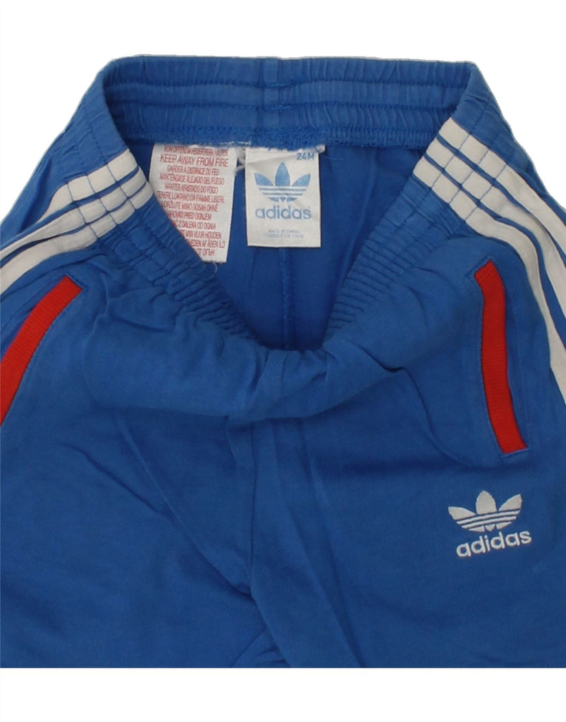 ADIDAS Baby Boys Graphic Sport Shorts 18-24 Months Blue | Vintage Adidas | Thrift | Second-Hand Adidas | Used Clothing | Messina Hembry 