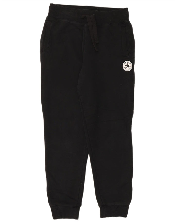 Converse Mens Tracksuit Trousers Joggers Medium  Black Cotton