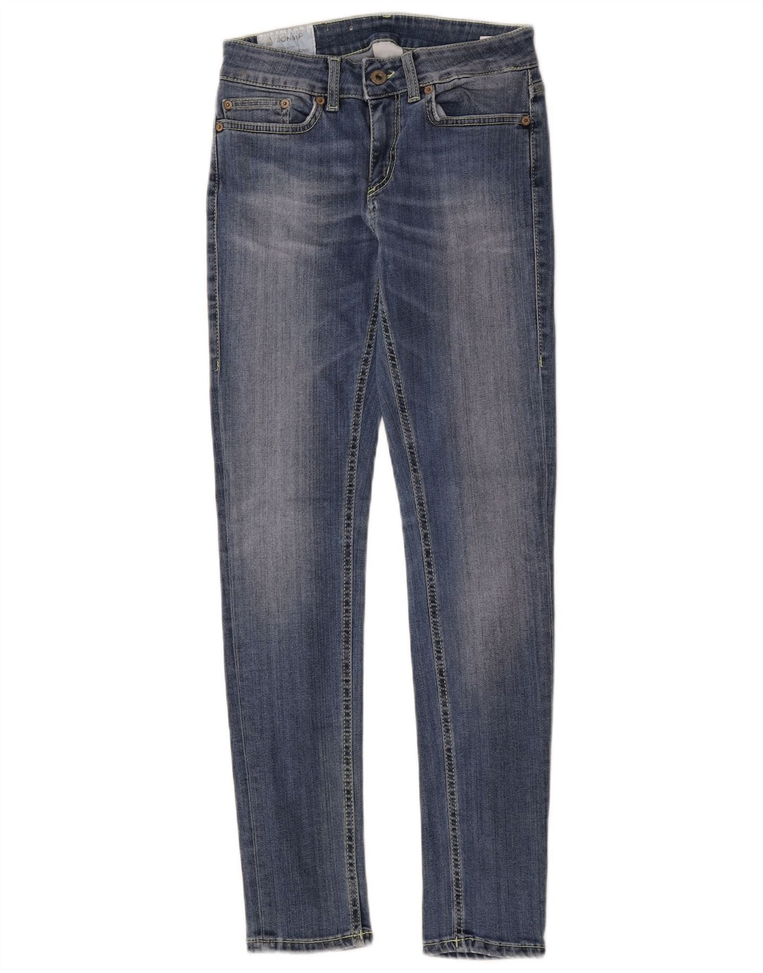 Dondup Womens Skinny Jeans W28 L29 Blue Cotton