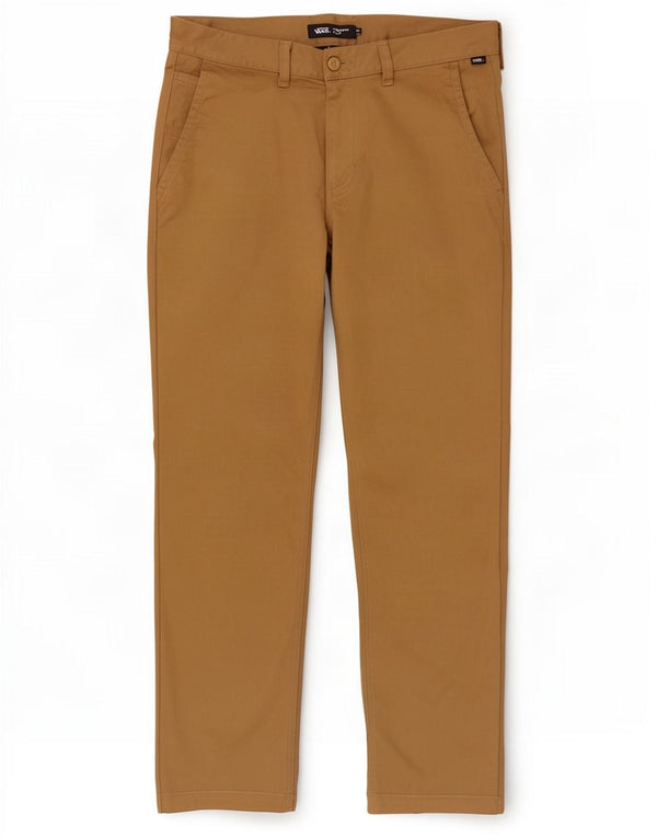 Vans Mens Slim Fit Chino Trousers W32 L27 Beige Cotton