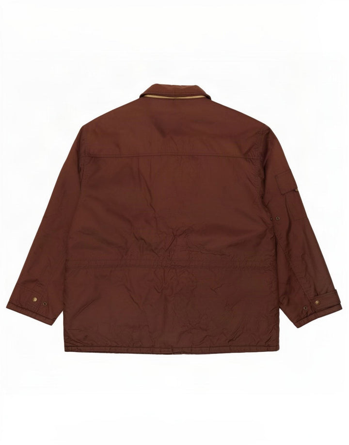 Lee Mens Padded Jacket UK 42 XL Brown Nylon