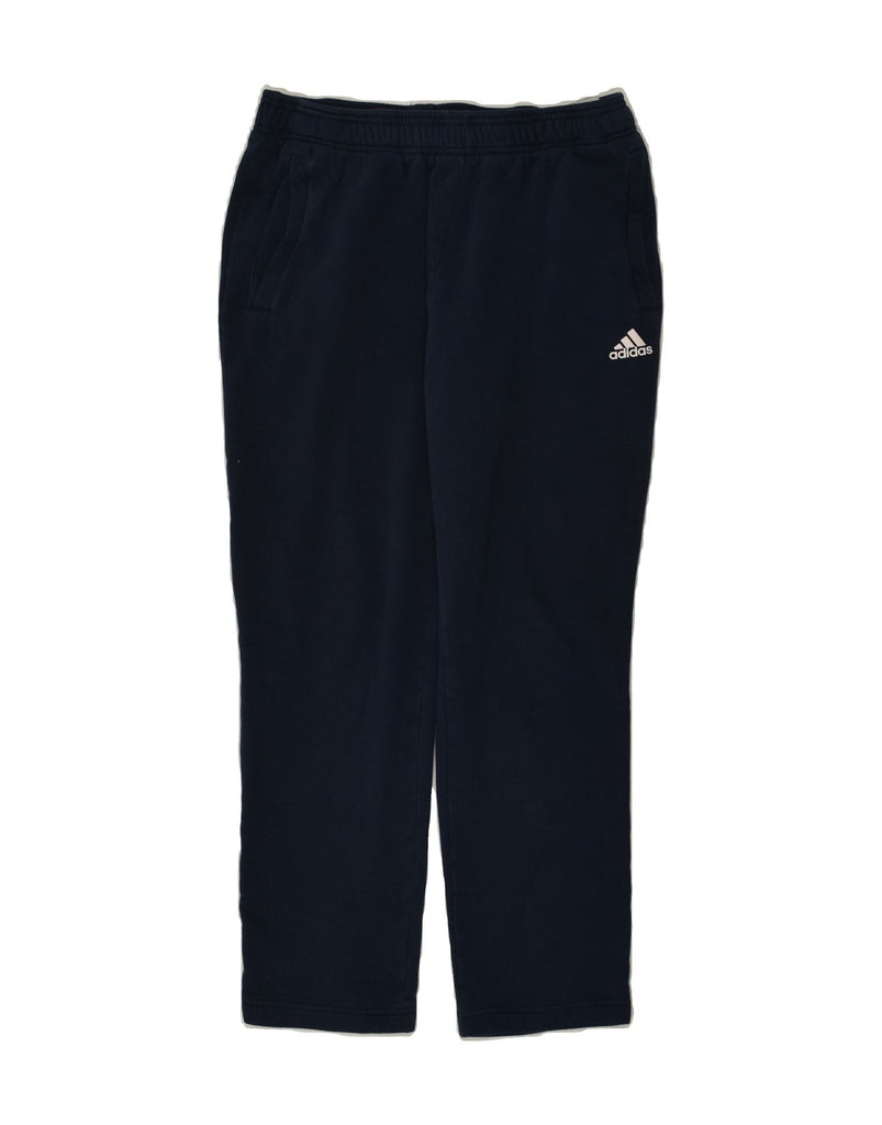 ADIDAS Mens Tracksuit Trousers UK 42/44 Large Navy Blue Cotton | Vintage Adidas | Thrift | Second-Hand Adidas | Used Clothing | Messina Hembry 