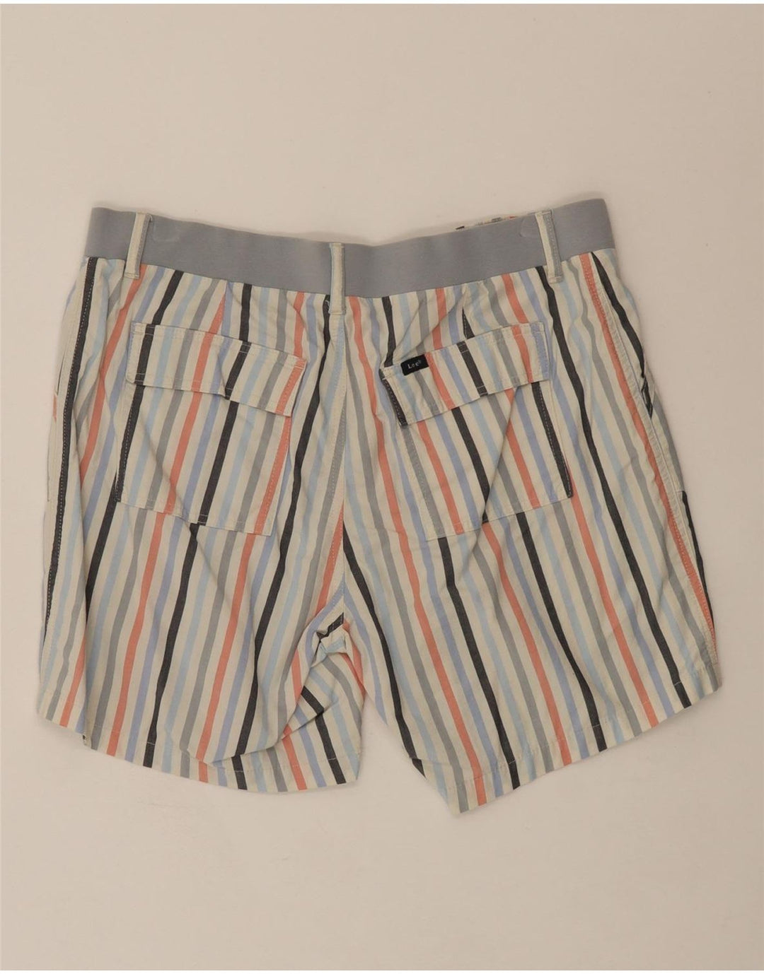 LEE Womens Bermuda Mid Rise Casual Shorts US 14 XL W36  Multicoloured Vintage Lee and Second-Hand Lee from Messina Hembry 