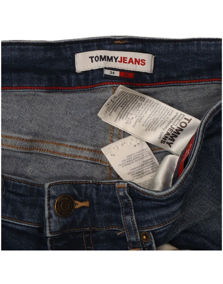 TOMMY HILFIGER Mens Slim Jeans W34 L32 Blue Cotton