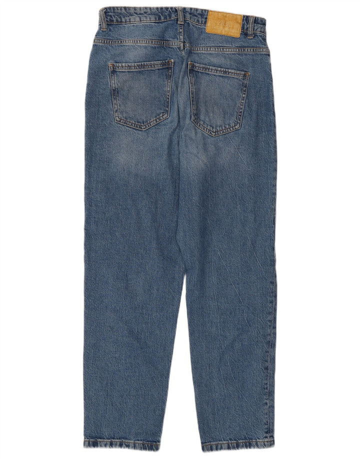 Zara Womens High Waist Jeans EU 40 Medium W30 L28 Blue