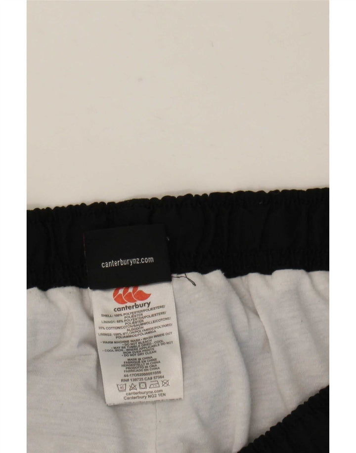 Canterbury Mens Graphic Windbreaker Trousers 2XL Black Polyester