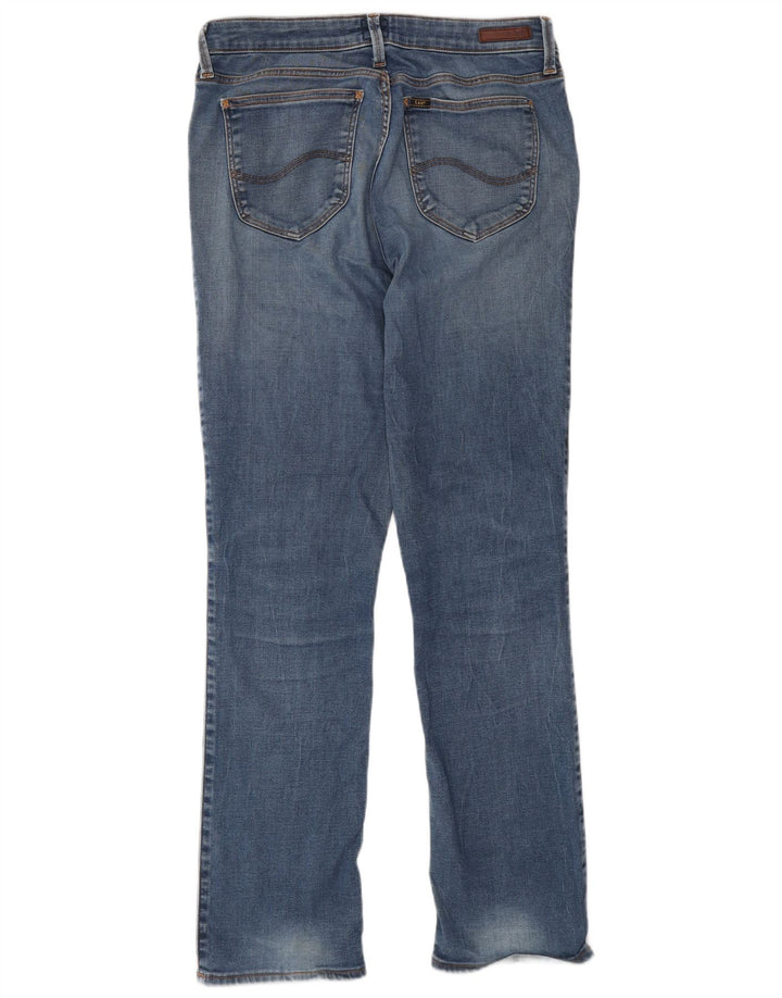 Lee Mens Marion Straight Jeans W31 L31 Blue Cotton