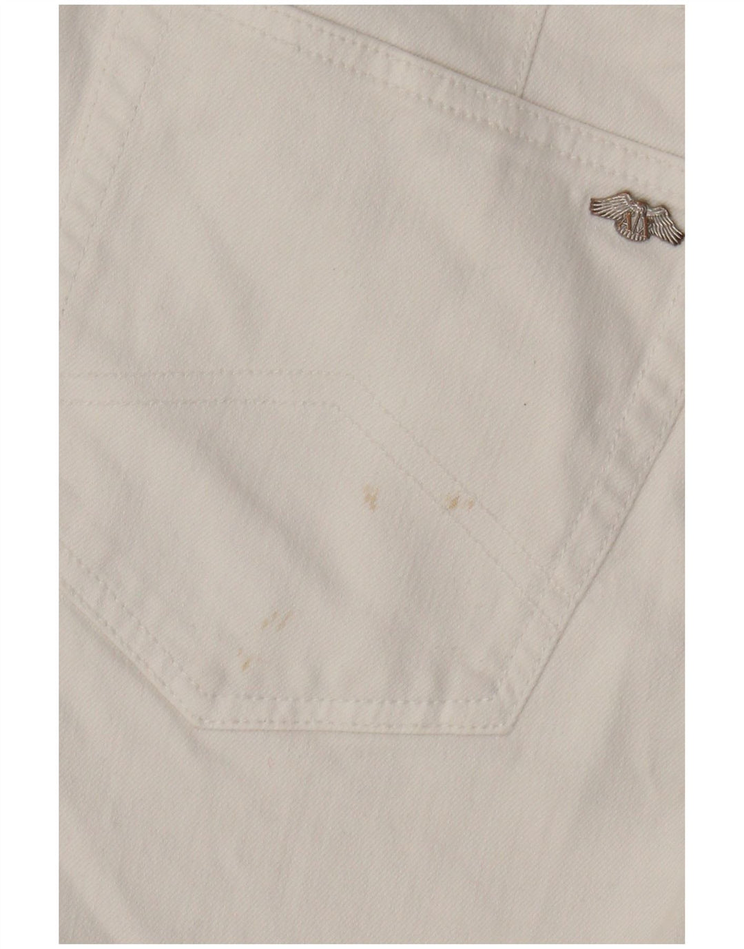 Armani Exchange Mens Slim Jeans W33 L28 White Cotton