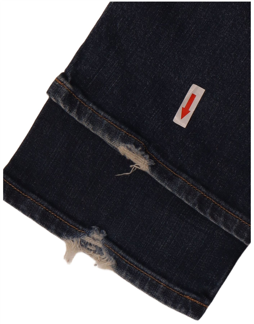 Levi's Womens 470 Straight Jeans W28 L34 Blue Cotton