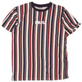 Fila Mens Graphic T-Shirt Top Small Multicoloured Striped Cotton