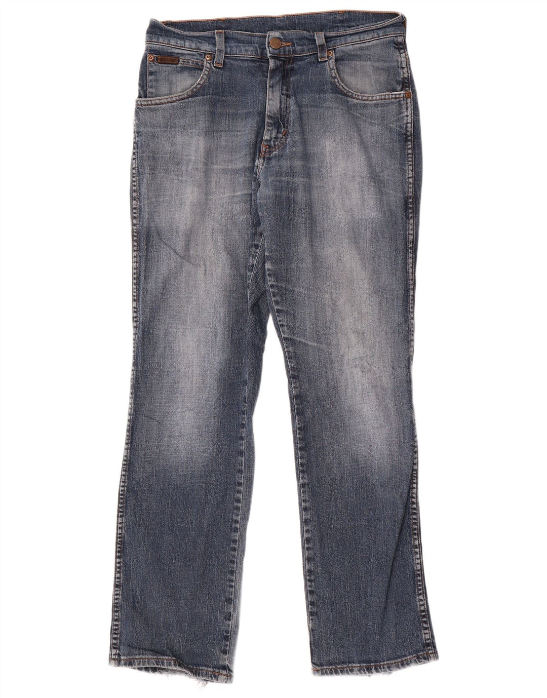 Wrangler Mens Texas Stretch Straight Jeans W31 L30 Blue Cotton