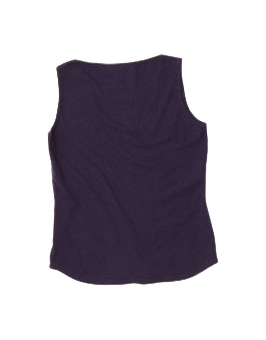LACOSTE Womens Vest Top Size 42 Large Navy Blue Cotton Vintage Lacoste and Second-Hand Lacoste from Messina Hembry 