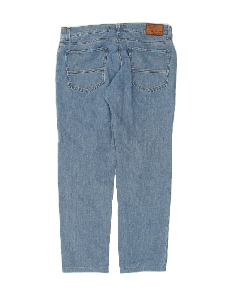 TRUSSARDI Mens Straight Jeans W36 L30  Blue | Vintage Trussardi | Thrift | Second-Hand Trussardi | Used Clothing | Messina Hembry 