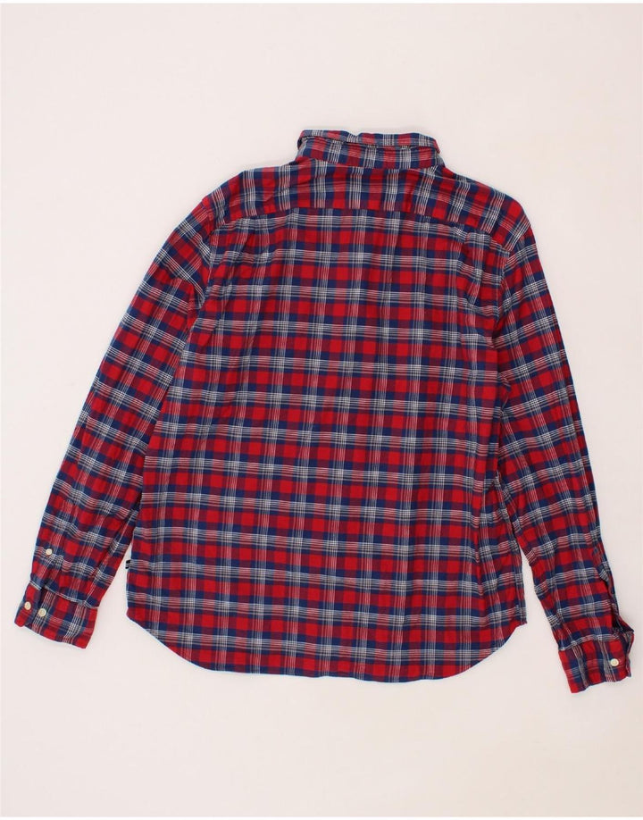 NAUTICA Mens Classic Fit Shirt XL Red Check Cotton Vintage Nautica and Second-Hand Nautica from Messina Hembry 