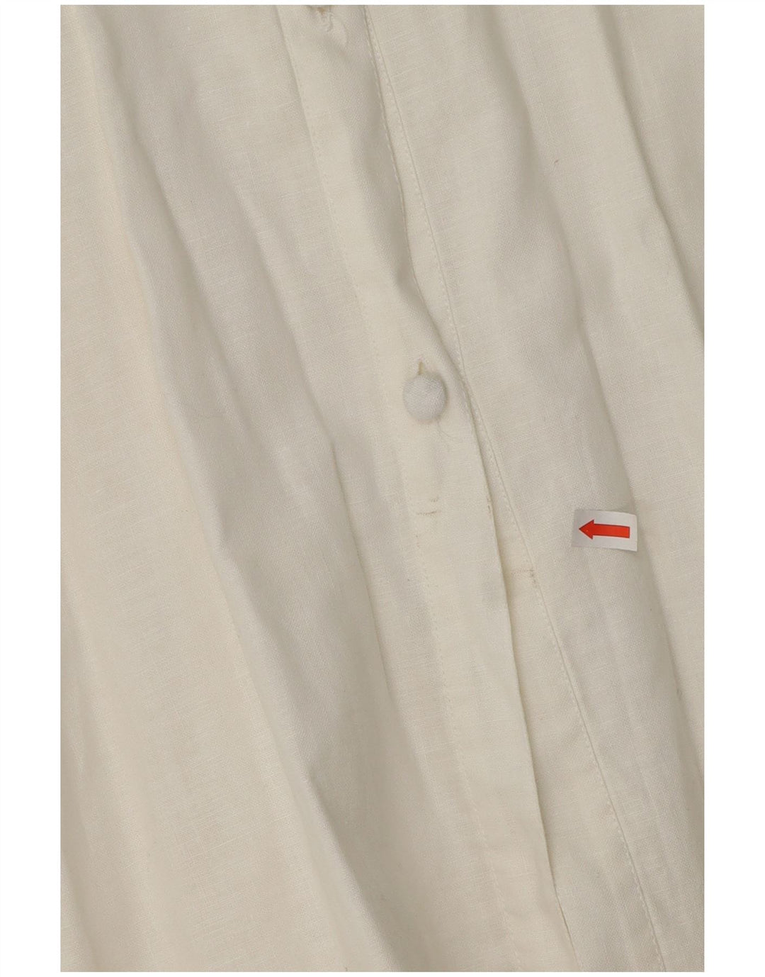 VINTAGE Womens 3/4 Sleeve Shirt Blouse UK 14 Medium White Floral