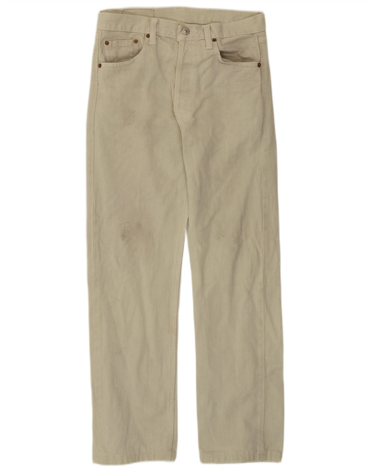 Levi's Mens 501 Straight Jeans W30 L28 Green