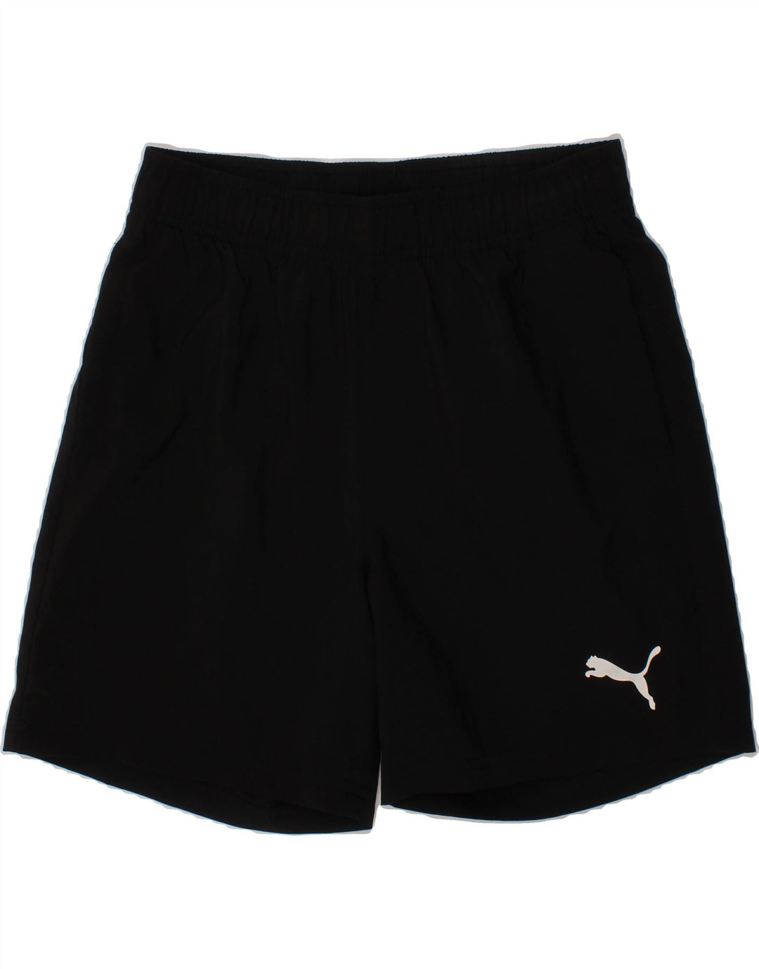 PUMA Boys Sport Shorts 11-12 Years  Black Polyester Vintage Puma and Second-Hand Puma from Messina Hembry 