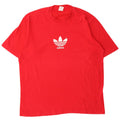 Adidas Mens Graphic T-Shirt Top Large Red Cotton