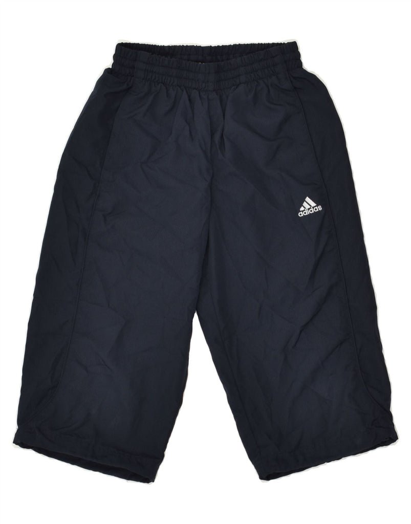 ADIDAS Boys Sport Shorts 11-12 Years Navy Blue Polyester | Vintage Adidas | Thrift | Second-Hand Adidas | Used Clothing | Messina Hembry 