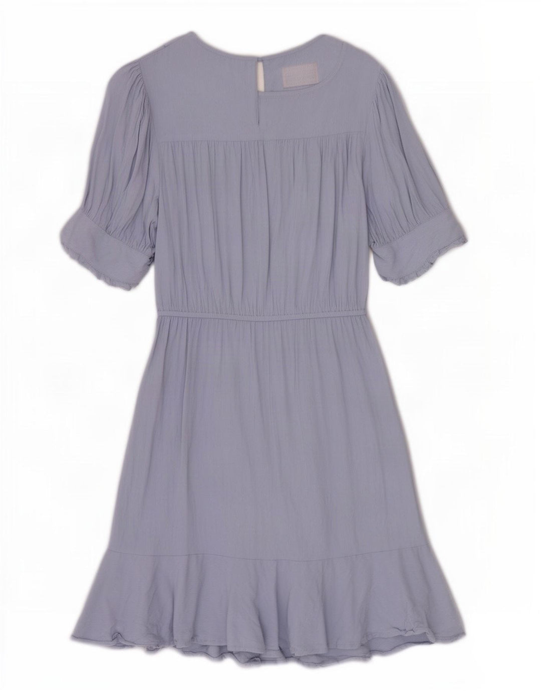Marks & Spencer Womens A-Line Dress UK 12 Medium Blue Viscose