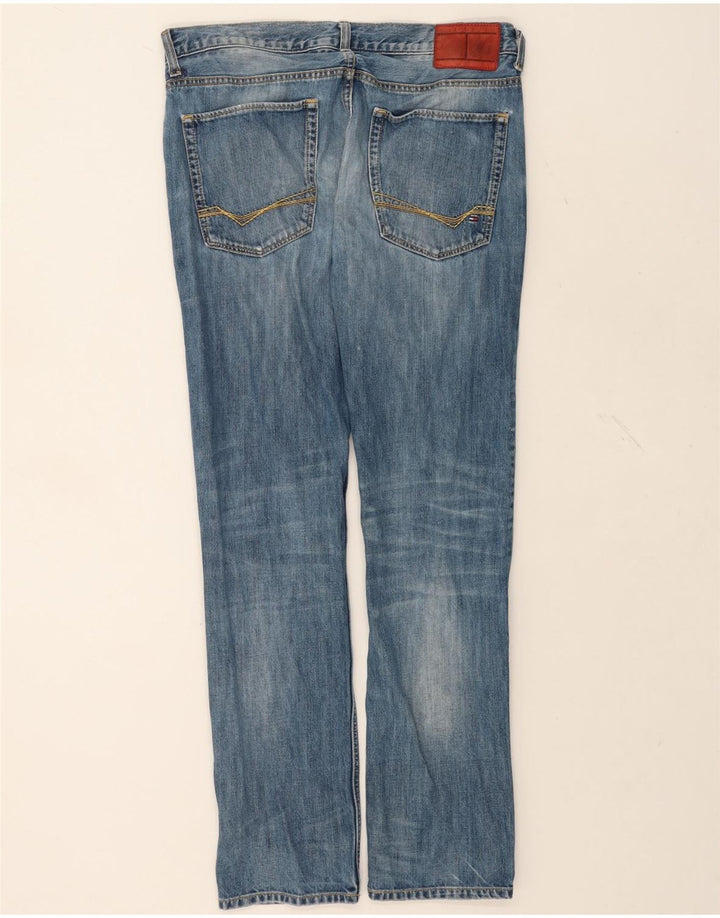 Tommy Hilfiger Mens Straight Jeans W33 L32 Blue