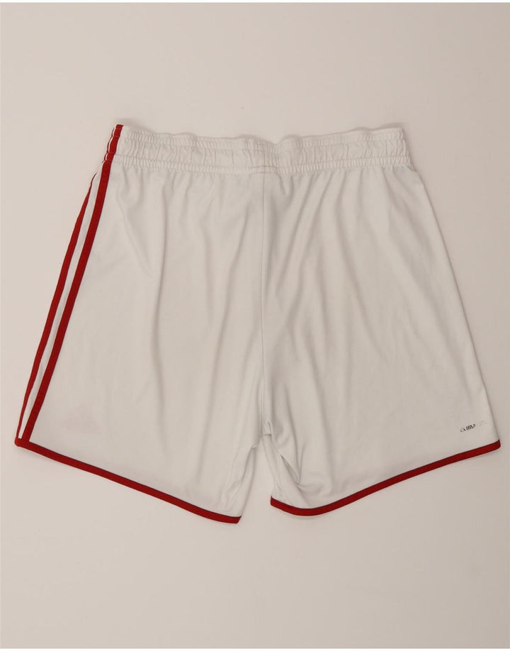 Adidas Mens Climalite Sport Shorts Large  White Polyester