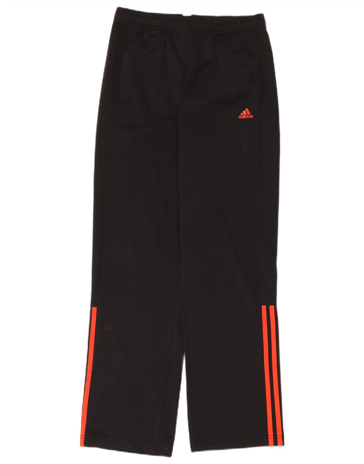Adidas Boys Tracksuit Trousers 13-14 Years  Black Polyester