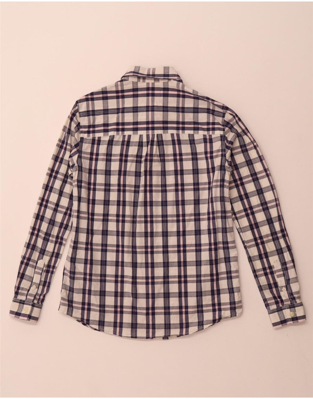 JACK WILLS Womens Shirt UK 6 XS White Check Cotton