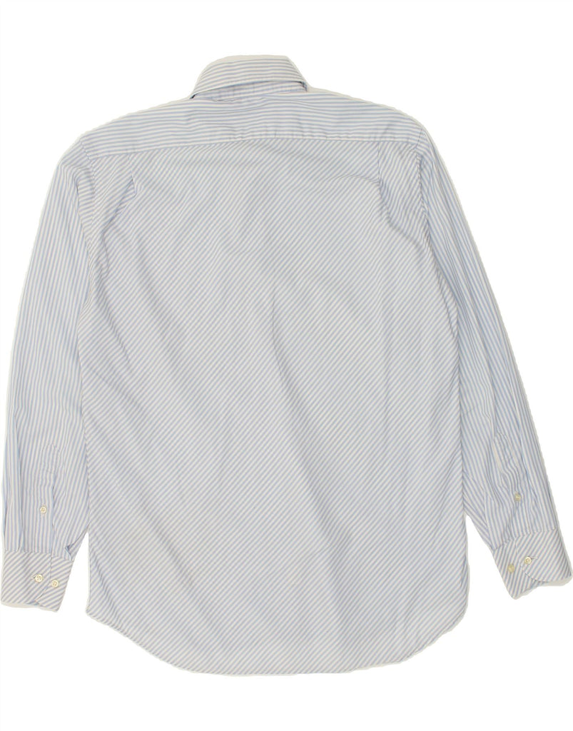 CERRUTI 1881 Mens Shirt Size 15 3/4 40 Medium Blue Pinstripe Cotton | Vintage Cerruti 1881 | Thrift | Second-Hand Cerruti 1881 | Used Clothing | Messina Hembry 