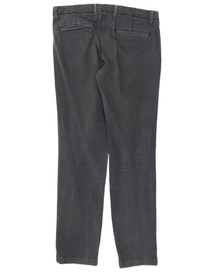 Gap Mens Slim Chino Trousers W34 L34 Grey Cotton