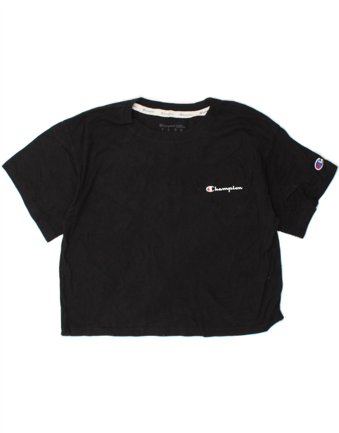 Camiseta corta CHAMPION para mujer, talla 10 pequeña, algodón