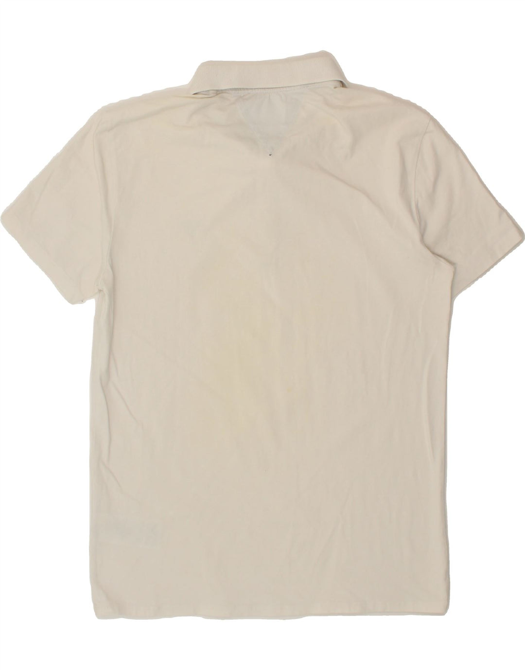 GUESS Mens Slim Fit Polo Shirt XL White Cotton Vintage Guess and Second-Hand Guess from Messina Hembry 