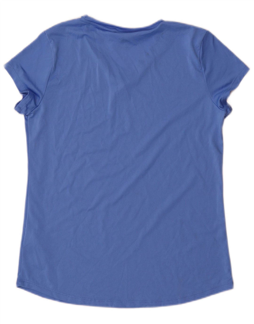 Puma Womens T-Shirt Top UK 12 Medium Blue Polyester